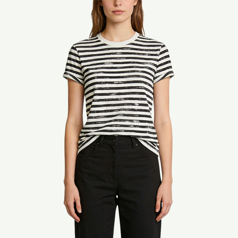 womens-timeless-striped-crew-neck-t-shirts