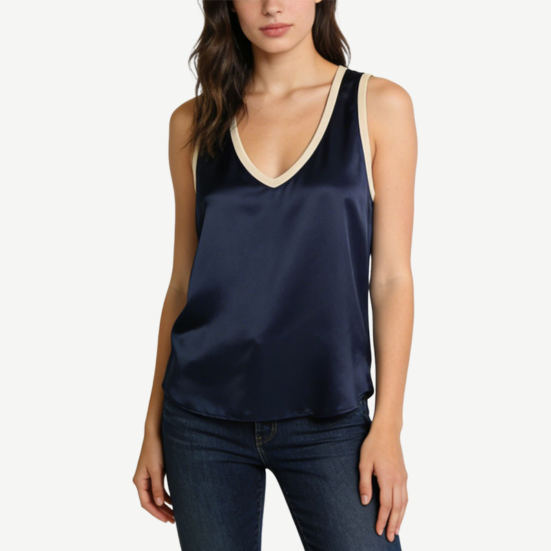 v-neck-drape-smooth-light-luxury-sleeveless-tank-top
