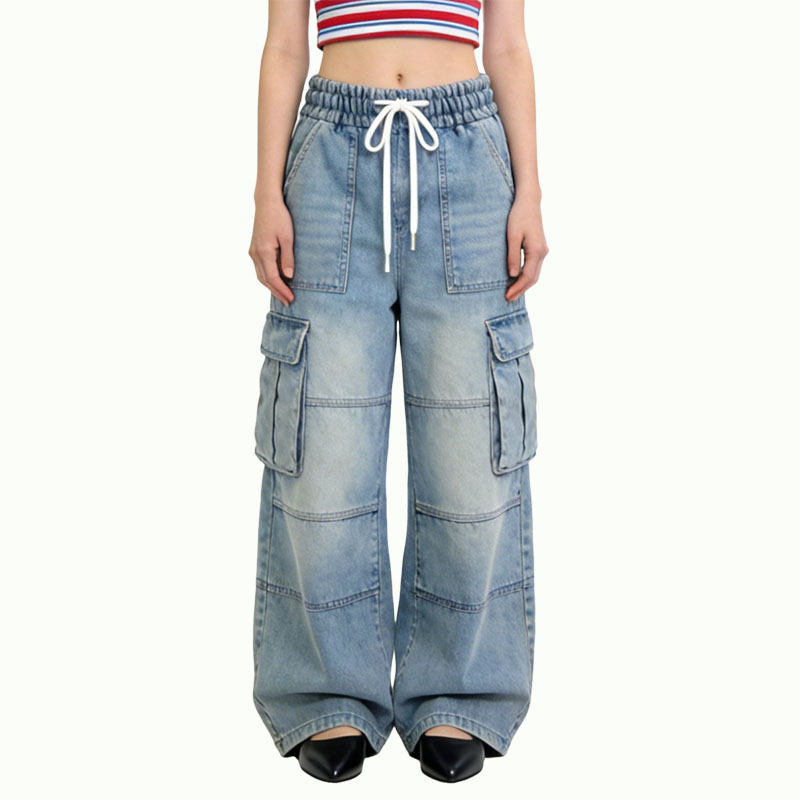 drawstring-vintage-faded-cargo-pull-on-jeans